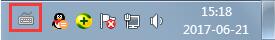 How to change the input method in the language bar of win7