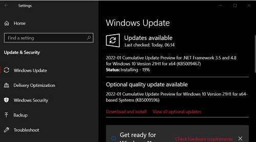 The Win10 KB5009596 update makes mobile upgrades to Win11 more convenient and the settings synchronization function is enhanced.