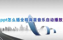 如何自动播放全程背景音乐并免费添加音乐背景的PPT教程