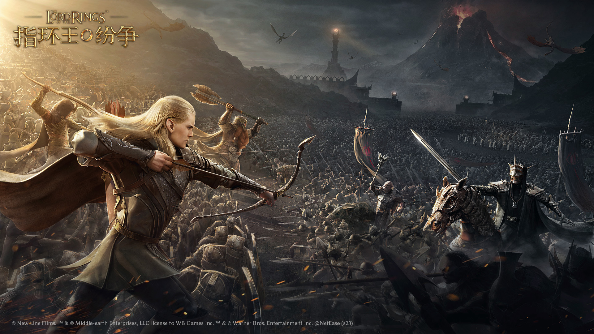 The war in Middle-earth has reignited, the officially licensed strategy game The Lord of the Rings has been revealed for the first time, and reservations on the official website have been launched simultaneously with the Android first beta.