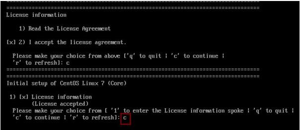 如何解决centos7出现了 license information?