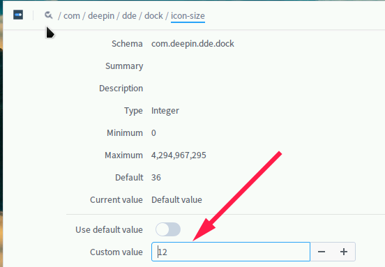 Bagaimana untuk mengubah saiz ikon dok dalam Linux