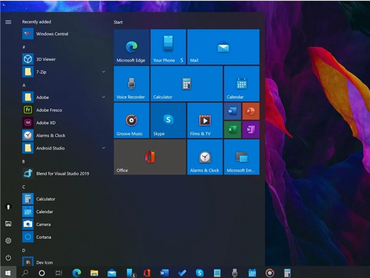 Was sind die auffälligen Merkmale der neuen Symbole des Windows 10X-Systems?