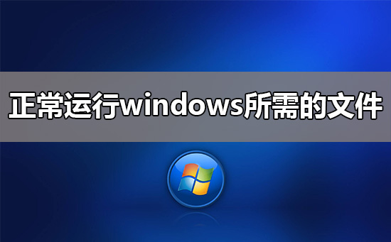 Windows에 필요한 실행 파일