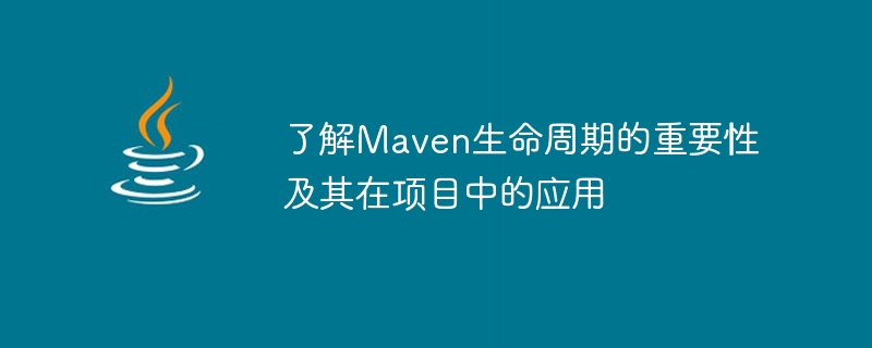 了解Maven生命周期的重要性及其在项目中的应用