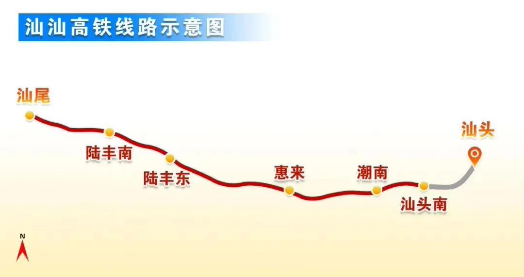 汕汕高铁（汕头-汕尾）明日正式开通，全长 162 公里
