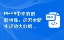 PHP8带来的创新特性:探索全新实现的大数据类型