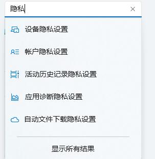 如何啟用Win11隱私設置