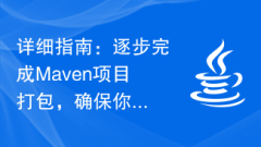 Detailed guide: Complete Maven project packaging step by step to ensure your application goes online seamlessly
