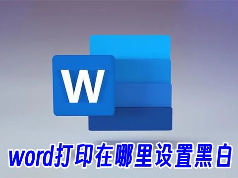 word打印在哪里设置黑白 word打印预览在哪里