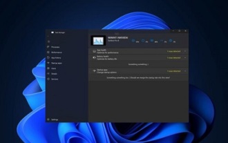 New feature: Win11 supports App battery health, etc.