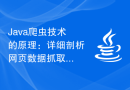 Java爬虫技术的原理：详细剖析网页数据抓取过程