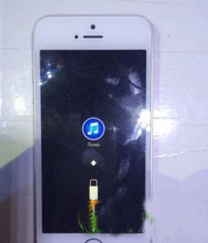 The screen of iPhone 5 suddenly goes black, but everything was normal at first