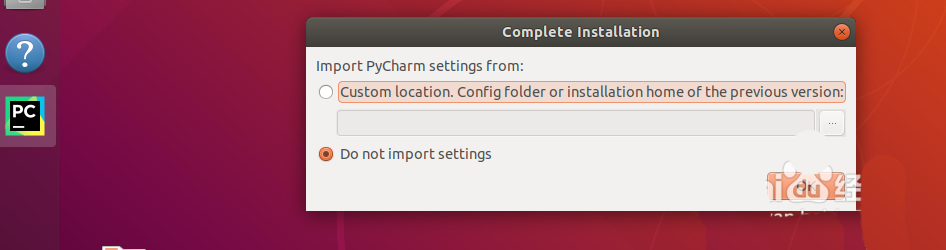 UBUNTU 시스템에서 Pycharm 초기 설정을 복원하는 방법은 무엇입니까?