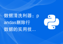 数据清洗利器：pandas删除行数据的实用技巧