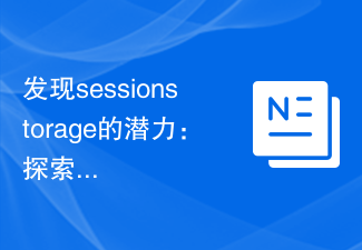 发现sessionstorage的潜力：探索其多功能的应用领域