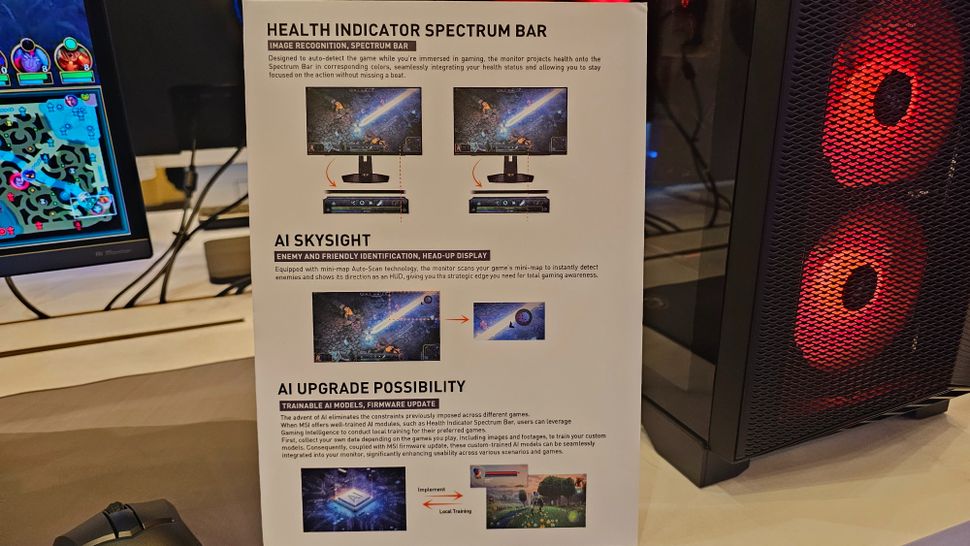微星新款 QD-OLED 显示器自带“外挂”：AI 技术可实时显示敌人位置