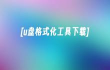 [u盘格式化工具下载]