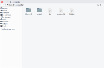 How to hide files and folders in file manager