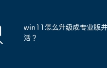 win11怎么升级成专业版并激活？