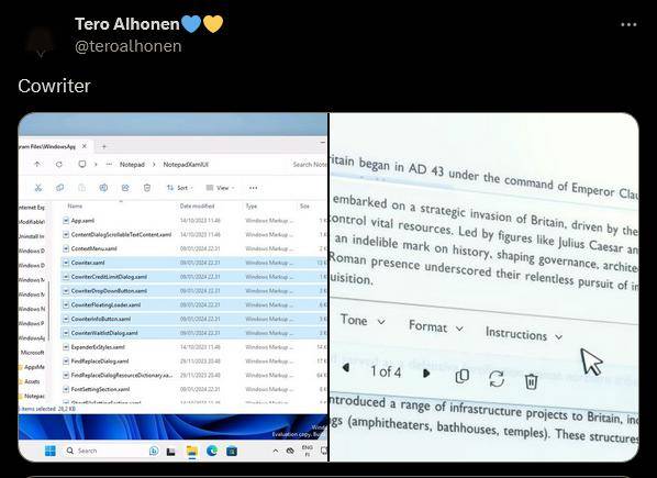 Microsoft actively promotes the popularization of AI: new notepad will integrate AI functions