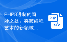 PHP8进制的奇妙之处:突破编程艺术的新领域