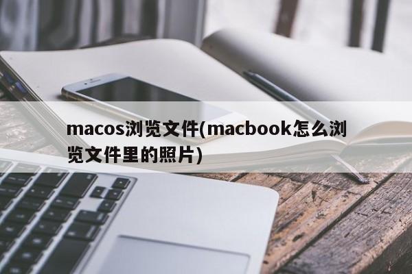 在Macbook上瀏覽文件中的照片的方法