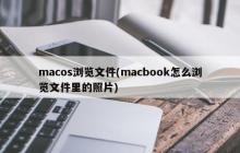 在Macbook上浏览文件中的照片的方法