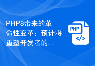 PHP8带来的革命性变革：预计将重塑开发者的工作方式