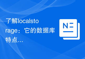 了解localstorage：它的数据库特点是什么？