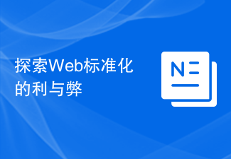 探索Web标准化的利与弊