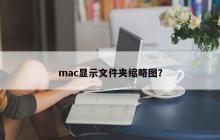如何在Mac上启用文件夹缩略图显示