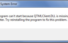 如何解决RecBoot中的Qtmlclient.dll缺失问题？