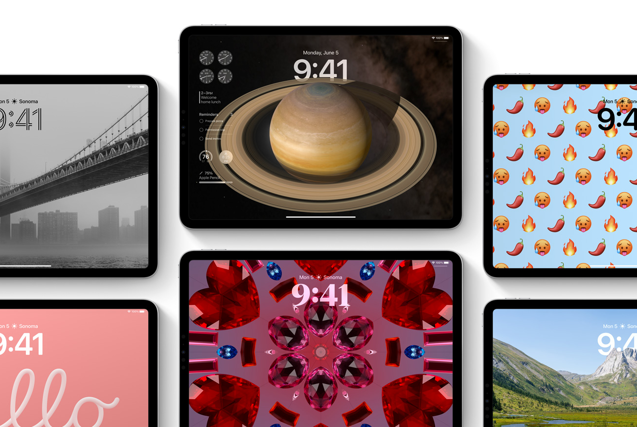 苹果 iPadOS 17 带来个性化锁定屏幕，有这些新变化