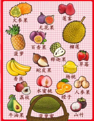 Stratégie : La joyeuse collection de fruits du « Roi des caractères chinois Trouver les différences » rendra votre classification des fruits sans stress !