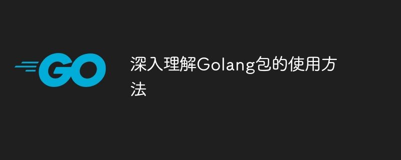 深入理解Golang包的使用方法