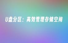 优化U盘存储：有效管理分区空间