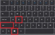 使用ctrl键的截图快捷方式