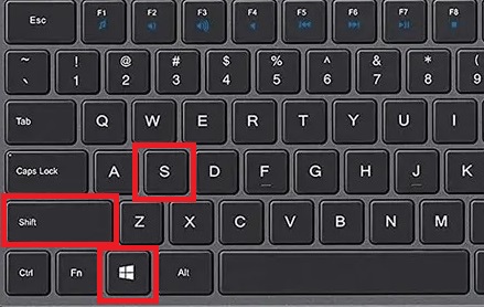 Ctrlキーを使用したスクリーンショットのショートカット