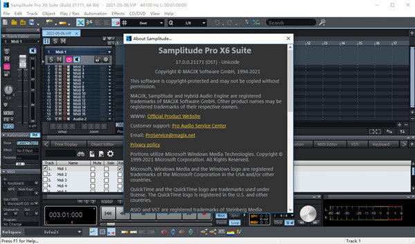 《samplitude pro x6》安装破解教程