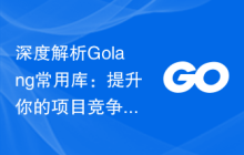 深度解析Golang常用库：提升你的项目竞争力