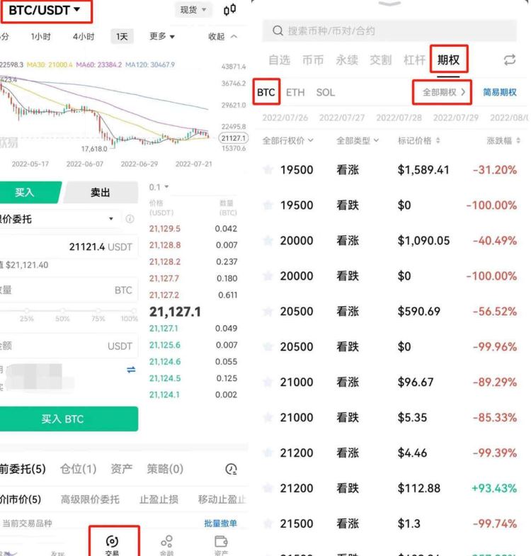 選擇權交易和合約交易：了解它們的不同之處