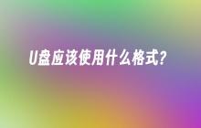 何种格式适用于U盘使用？