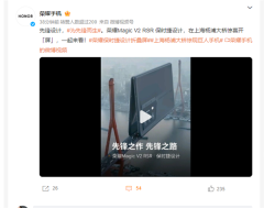 荣耀手机与保时捷联手创意广告在上海杨浦大桥惊艳亮相
