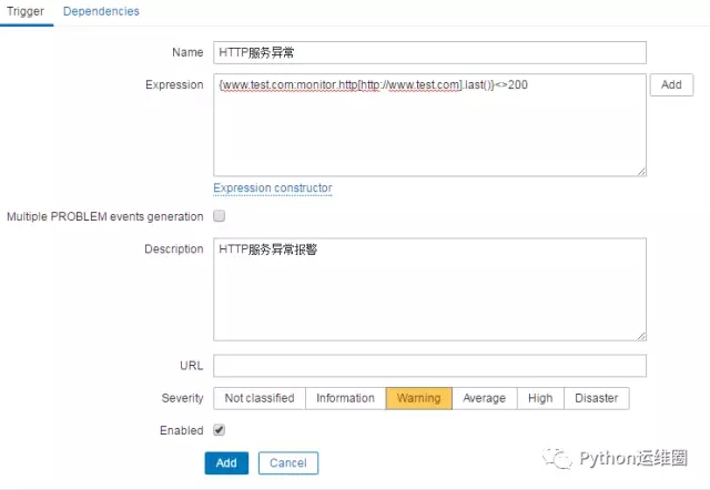 Use Python/Shell to monitor HTTP services