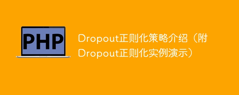 dropout正则化策略介绍（附dropout正则化实例演示）