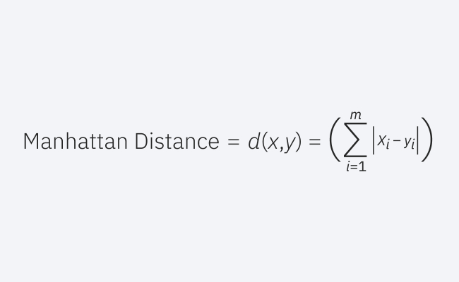 机器学习算法K最近邻算法常用的距离度量