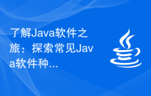 了解Java软件之旅：探索常见Java软件种类