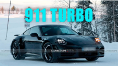 保时捷911 Turbo后期改款谍照曝光，混合动力系统成为焦点