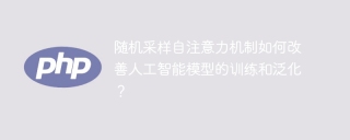 自注意力机制如何使用随机采样来提升人工智能模型的训练和泛化能力？